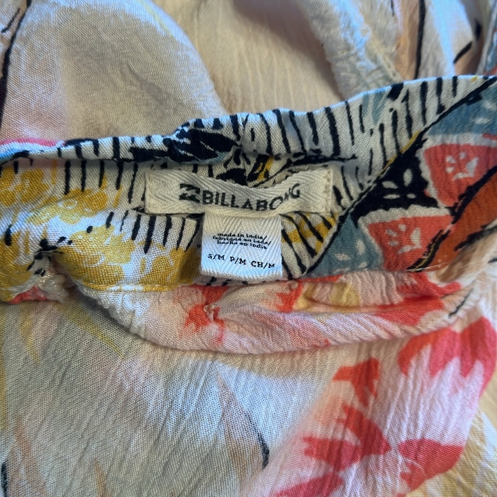 Billabong kimono cover up size small / medium #51 - Picture 5 of 5